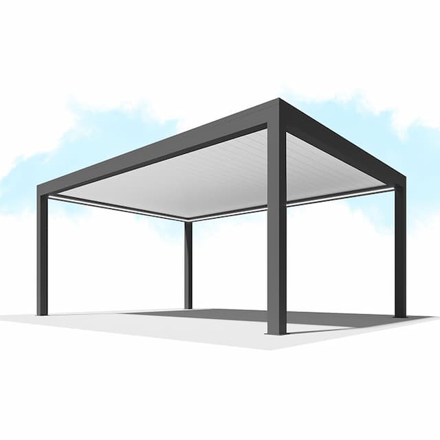 Пергола Сити-Форм Pergola В500-25П Bioclimatic с поворотными ламелями ЛАМЕЛЬ 250 X 53 (2,5х4,0) 1 модуль