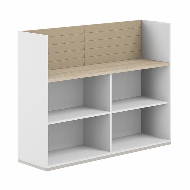 Стеллаж-комбо 1238 односторонний Norden Allegro AG.251.200.661.BG с экраном тканевым высоким