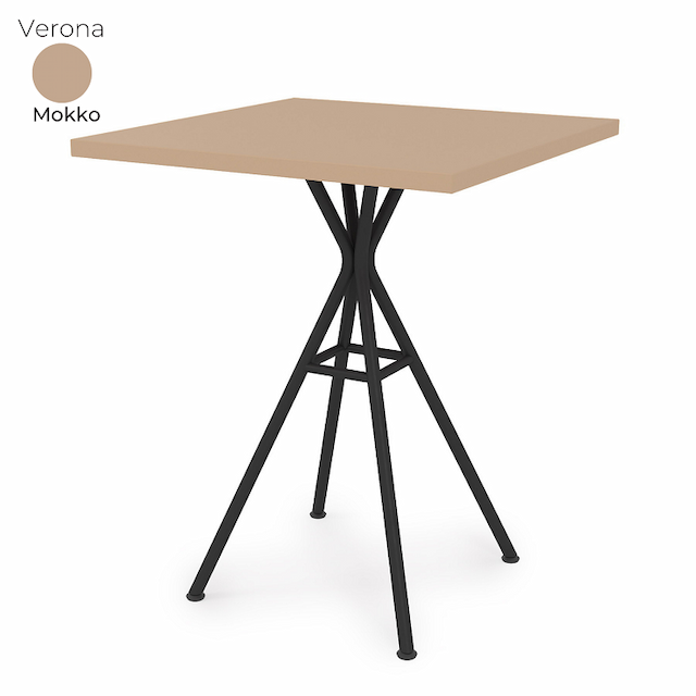 Стол обеденный квадратный Алсав 21Verona.006.K Mokko