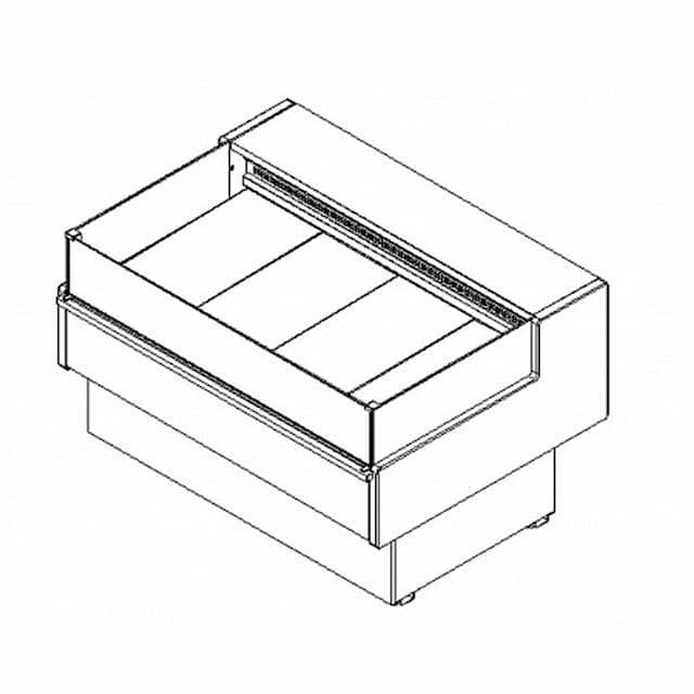 Витрина холодильная Полюс BAVARIA 2 GC110 SM 0,94-2 без боковин (ВХСо-0,94 Carboma GC110)